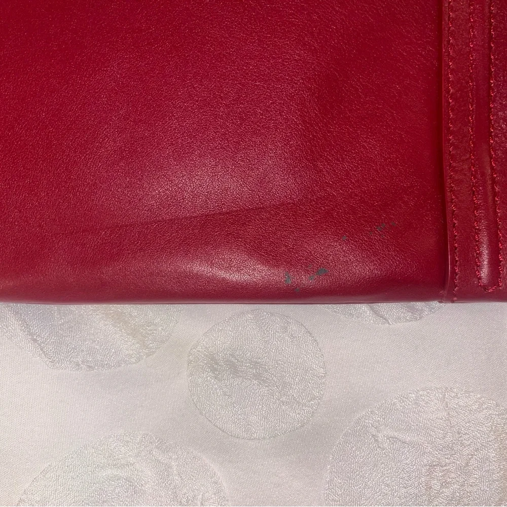 Reece Hudson Oversized Maroon Clutch Purse High Quality Designer Pieces‎